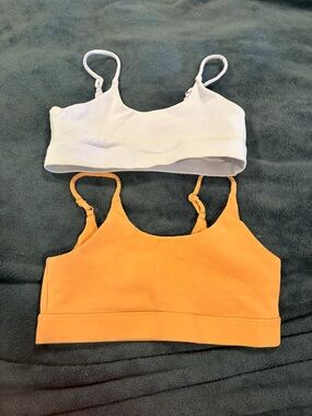 Zyia peach/lavender relaxation bras